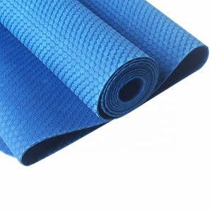 High Quality Foldable Natural Rubber Yoga Mat Eco Friendly Anti Bacterial Lightweight Traveling Portable Fitness Mat