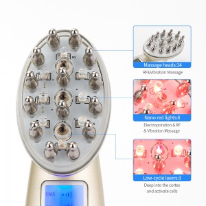 hair care tool for salon hair growth comb laser hair comb massager comb