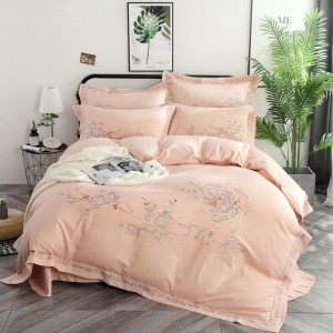Unique products Luxury 100% Cotton Bedding Set Famous Brand Super King Size Bed Set