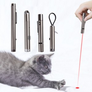 Interactive pet products, USB charging automatic cat flirting pet toy infrared laser pen