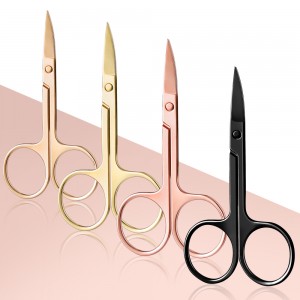 Wholesale Makeup Tools, custom logo eyelash eyebrow trimmer Cosmetic Scissors beauty scissors