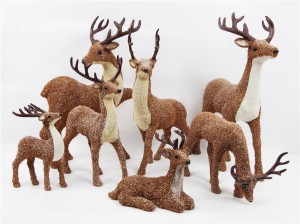 Handicrafts small deer for christmas decorationhome ornament