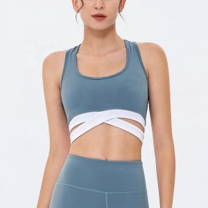 Wholesale Custom Sport Bra Top Fitness Womens Workout Clothing Gym Yoga Top Wear Manufacturer