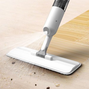 Free Hand Flat Floor Mist Swob Household Washing Bathroom Tool Scrape Cleaning Automatic Spray Water Floor Mop