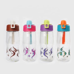 custom logo school sports kids Tritan bottle , kids straw water bottle BPA free