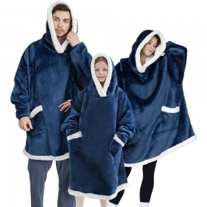 Top quality Wearable Hoodies Blanket, Oversized blanket hoodie sherpa For Adults Kids Teen