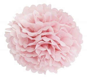 Deko supplies with pink tissue Pom Poms honeycomb balls for bomboniere Birthday Wedding Festival party decorations