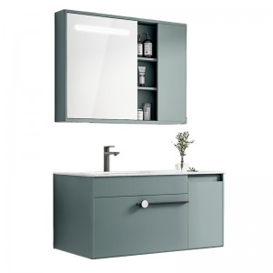 Lacquer Bathroom Equipment Drawer Storage Luxury Solid Wood And Carrara Marble Top White Lacquer Bathroom Vanities