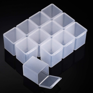 Custom High Quality Empty Frosted Printed Plastic Storage Display Box for Small Daily Necessities