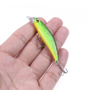 Wholesale 6cm 4.5g ABS Hard Plastic Sinking Mini Minnow Fishing Lures With 3D Eyes