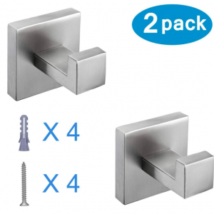 hot sale shower room square design sus304 stainless steel 4pcsset bathroom accessories set