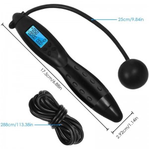 3M Digital Counting Speed Skipping Counter Wireless Jump Rope Indoor Outdoor Gym Fitness Cordless Calorie Skipping Rope