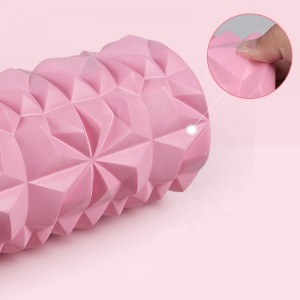 New Design High Density Eco Friendly Hollow EVA Gym Roller Pilates Muscle Back Massage Foam Roller Yoga Column Supplier