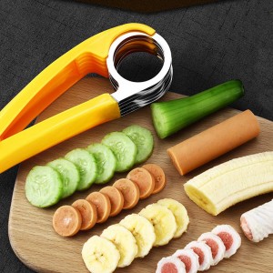 New Hot Sale Practical Kitchen Accessories Multifunctional Vegetable Fruit Cutter Banana Slicer