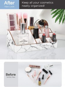 Moko Small Makeup Organizer, Premium Quality Cosmetic Storage for Lipsticks, Brushes