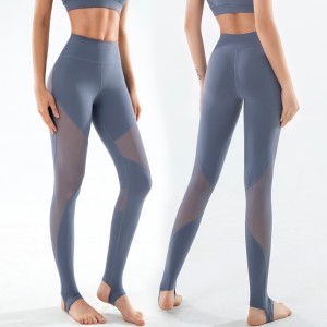 Custom women quick dry sports gym fitness pants factory wholesale elasticity high quantity yoga leggings