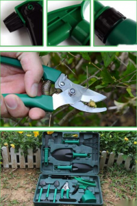 Gardening Tools 10Pcs Garden Tool Kit with Carrying Case Gardening Gifts for Women, Men, Kid Gardener Heavy Garden Tool Set