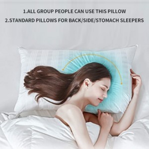 100% cotton neck sleeping pillow