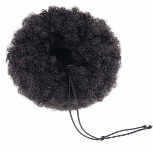 Afro black hair pack convenient simple natural fluffy curly hair bun