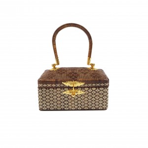 Handmade Woven Mini Vanity Bag with Luxury Style From Thailand